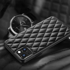 Soft Luxury Leather Snap On Case Cover A07 for Apple iPhone 13 Black