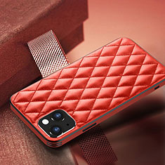 Soft Luxury Leather Snap On Case Cover A07 for Apple iPhone 14 Red