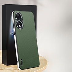 Soft Luxury Leather Snap On Case Cover AT1 for Huawei Honor 90 5G Green