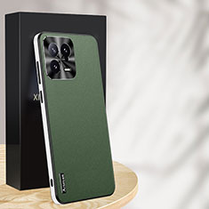 Soft Luxury Leather Snap On Case Cover AT1 for Xiaomi Mi 13 5G Green