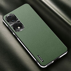 Soft Luxury Leather Snap On Case Cover AT2 for Huawei Honor 90 Pro 5G Green
