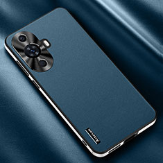 Soft Luxury Leather Snap On Case Cover AT2 for Huawei Nova 11 Blue