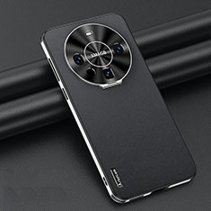 Soft Luxury Leather Snap On Case Cover AT3 for Huawei Mate 60 Black