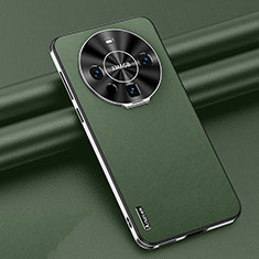 Soft Luxury Leather Snap On Case Cover AT3 for Huawei Mate 60 Green