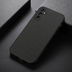 Soft Luxury Leather Snap On Case Cover B01H for Samsung Galaxy A14 5G Black
