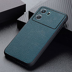 Soft Luxury Leather Snap On Case Cover B02H for Oppo K10 5G Green