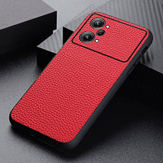 Soft Luxury Leather Snap On Case Cover B02H for Oppo K10 Pro 5G Red