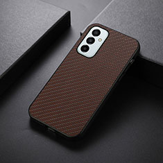 Soft Luxury Leather Snap On Case Cover B05H for Samsung Galaxy F23 5G Brown