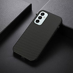 Soft Luxury Leather Snap On Case Cover B05H for Samsung Galaxy M23 5G Black