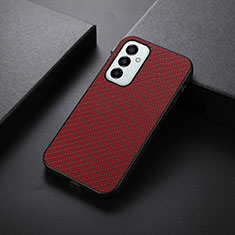 Soft Luxury Leather Snap On Case Cover B05H for Samsung Galaxy M23 5G Red