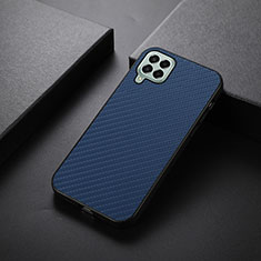 Soft Luxury Leather Snap On Case Cover B05H for Samsung Galaxy M33 5G Blue