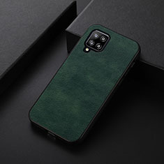 Soft Luxury Leather Snap On Case Cover B06H for Samsung Galaxy A42 5G Green