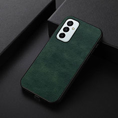 Soft Luxury Leather Snap On Case Cover B06H for Samsung Galaxy M23 5G Green