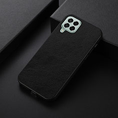 Soft Luxury Leather Snap On Case Cover B06H for Samsung Galaxy M33 5G Black