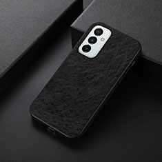 Soft Luxury Leather Snap On Case Cover B07H for Samsung Galaxy F23 5G Black