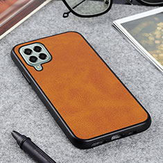Soft Luxury Leather Snap On Case Cover B08H for Samsung Galaxy M33 5G Brown