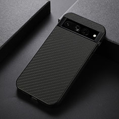 Soft Luxury Leather Snap On Case Cover B09H for Google Pixel 7 Pro 5G Black