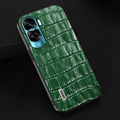 Soft Luxury Leather Snap On Case Cover BH5 for Huawei Honor 90 Lite 5G Green