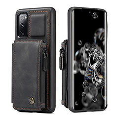 Soft Luxury Leather Snap On Case Cover C01S for Samsung Galaxy S20 FE 5G Black