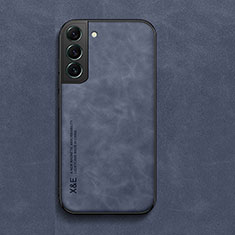 Soft Luxury Leather Snap On Case Cover C02 for Samsung Galaxy S25 5G Blue