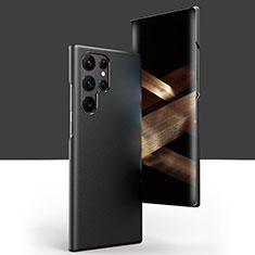 Soft Luxury Leather Snap On Case Cover C04 for Samsung Galaxy S24 Ultra 5G Black