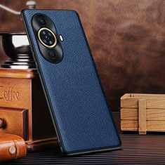 Soft Luxury Leather Snap On Case Cover DL1 for Huawei Nova 11 Pro Blue