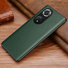 Soft Luxury Leather Snap On Case Cover DL1 for Huawei Nova 9 Pro Green