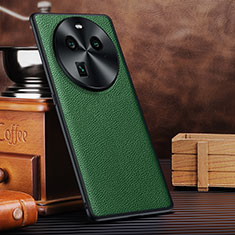 Soft Luxury Leather Snap On Case Cover DL1 for Oppo Find X6 5G Green