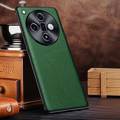 Soft Luxury Leather Snap On Case Cover DL1 for Oppo Find X7 5G Green