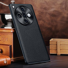 Soft Luxury Leather Snap On Case Cover DL1 for Oppo Find X7 Ultra 5G Black