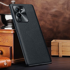 Soft Luxury Leather Snap On Case Cover DL1 for Vivo V25 Pro 5G Black