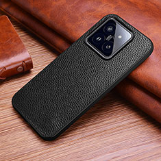 Soft Luxury Leather Snap On Case Cover DL1 for Xiaomi Mi 14 5G Black