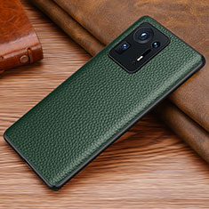 Soft Luxury Leather Snap On Case Cover DL1 for Xiaomi Mi Mix 4 5G Green
