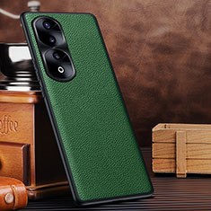 Soft Luxury Leather Snap On Case Cover DL3 for Huawei Honor 90 Pro 5G Green