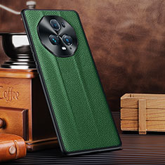 Soft Luxury Leather Snap On Case Cover DL3 for Huawei Honor Magic5 Ultimate 5G Green