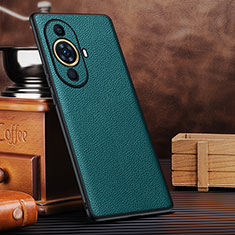 Soft Luxury Leather Snap On Case Cover DL3 for Huawei Nova 11 Pro Cyan