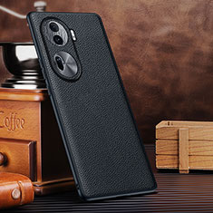 Soft Luxury Leather Snap On Case Cover DL3 for Oppo Reno11 Pro 5G Black