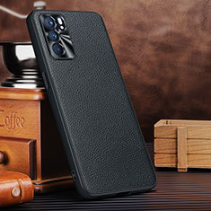 Soft Luxury Leather Snap On Case Cover DL3 for Oppo Reno6 5G Black