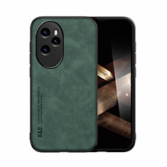 Soft Luxury Leather Snap On Case Cover DY1 for Huawei Honor 100 Pro 5G Green