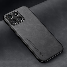 Soft Luxury Leather Snap On Case Cover DY1 for Huawei Honor 70 Lite 5G Black