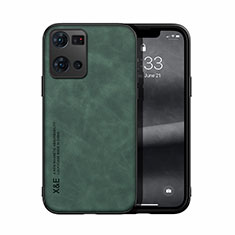 Soft Luxury Leather Snap On Case Cover DY1 for Oppo Reno8 4G Green