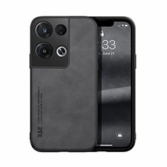 Soft Luxury Leather Snap On Case Cover DY1 for Oppo Reno8 Pro+ Plus 5G Black