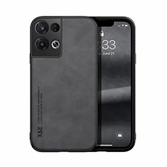 Soft Luxury Leather Snap On Case Cover DY1 for Oppo Reno9 Pro 5G Black