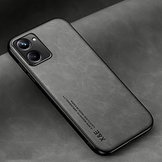 Soft Luxury Leather Snap On Case Cover DY1 for Realme 10 4G Gray