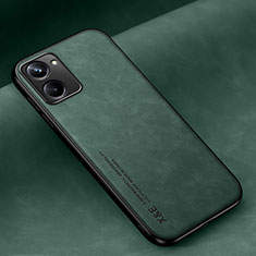 Soft Luxury Leather Snap On Case Cover DY1 for Realme 10 4G Green