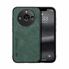 Soft Luxury Leather Snap On Case Cover DY1 for Realme 11 Pro 5G Green