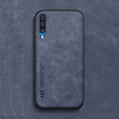 Soft Luxury Leather Snap On Case Cover DY1 for Samsung Galaxy A50 Blue
