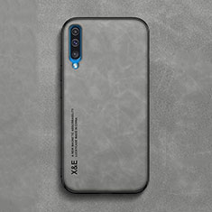 Soft Luxury Leather Snap On Case Cover DY1 for Samsung Galaxy A50 Gray