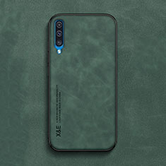 Soft Luxury Leather Snap On Case Cover DY1 for Samsung Galaxy A50S Green