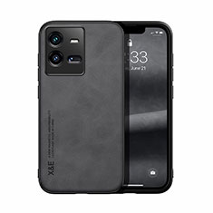 Soft Luxury Leather Snap On Case Cover DY1 for Vivo iQOO 10 Pro 5G Black